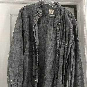 Mens JCrew Chambray button down
